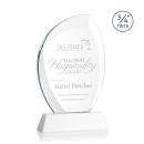 Oakes on Helton Base Fagan Flame Crystal Trophy