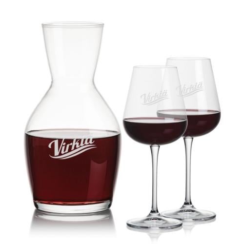 Custom Barware Glasses - Carafes - Whittington Carafe & Norris Wine