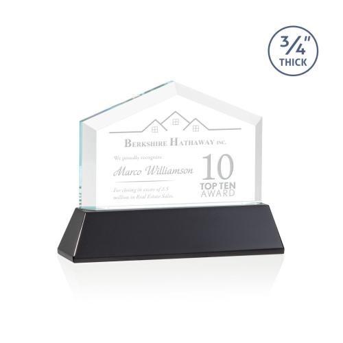 Awards and Plaques - Crystal Trophies - Realtor on Helton Black Peaks Crystal Trophy