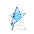 Harvey Star Clear Crystal Trophy