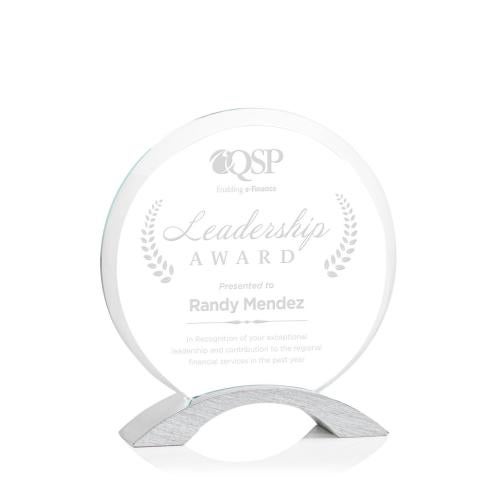 Awards and Plaques - Crystal Trophies - Hutchinson Circle Crystal Trophy