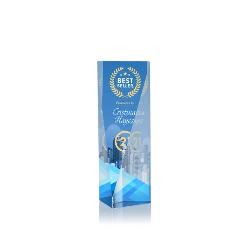 Awards and Plaques - Crystal Trophies - McNeil Full Color Towers Crystal Trophy