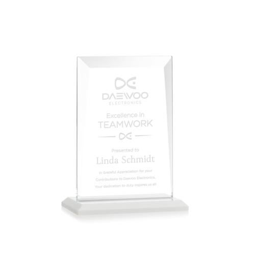 Awards and Plaques - Crystal Trophies - Prieto Fagan Rectangle Crystal Trophy
