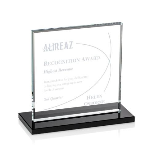 Awards and Plaques - Crystal Trophies - Bower Black Crystal Trophy