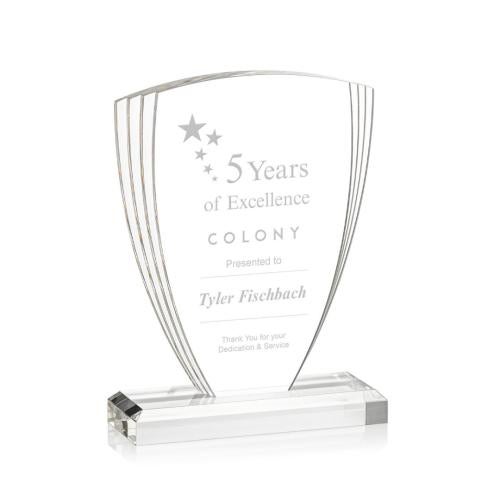 Awards and Plaques - Acrylic Trophies - Locke Peaks Acrylic Trophy