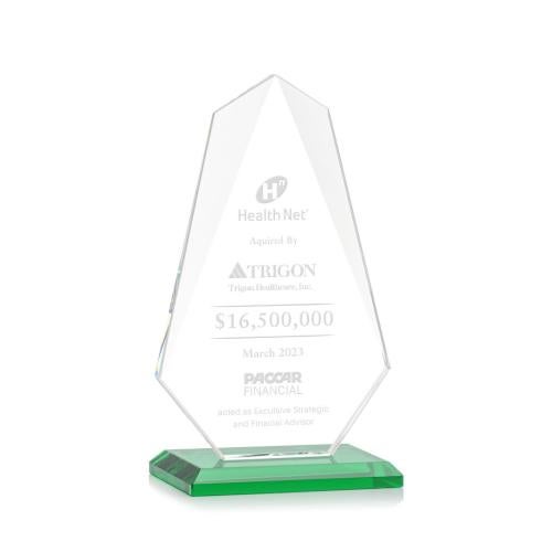 Awards and Plaques - Crystal Trophies - Byers Green Unique Crystal Trophy