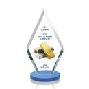 Fitzgerald Full Color Sky Blue Crystal Trophy
