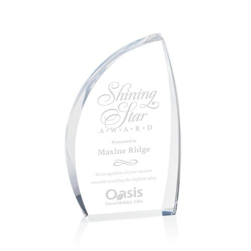Awards and Plaques - Acrylic Trophies - Humphrey Clear Unique Acrylic Trophy