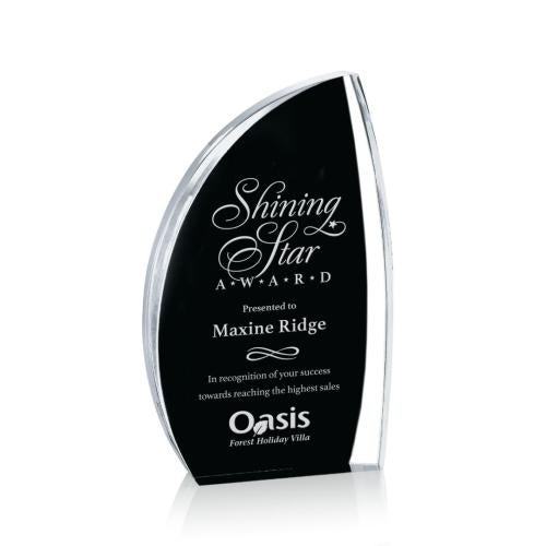 Awards and Plaques - Acrylic Trophies - Humphrey Black Unique Acrylic Trophy