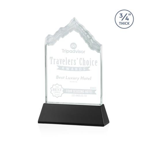 Awards and Plaques - Crystal Trophies - McGinnis on Helton Black Peaks Crystal Trophy