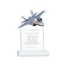 Top Gun Clear Unique Crystal Trophy