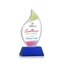 Teague Vividprint&trade; on Helton Blue Flame Crystal Trophy