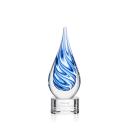 Marlin on Half Round Base - Clear