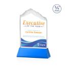 Lowery Full Color on Helton Sky Blue Peaks Crystal Trophy