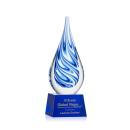 Marlin on Small Crystal Base - Blue