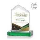Lowery Full Color Green Peaks Crystal Trophy