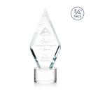 Richmond on Round Base Clear Crystal Trophy