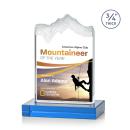 Castellanos Full Color Sky Blue Peaks Crystal Trophy