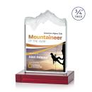 Castellanos Full Color Red Peaks Crystal Trophy