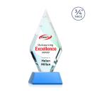 Richmond Full Color on Helton Sky Blue Crystal Trophy