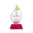 Teague Vividprint&trade; on Helton Red Flame Crystal Trophy