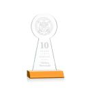 Laidlaw Tower Amber Towers Crystal Trophy