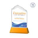 Lowery Full Color on Helton Amber Peaks Crystal Trophy