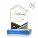 Lowery Full Color Sky Blue Peaks Crystal Trophy