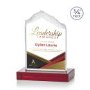 Lowery Full Color Red Peaks Crystal Trophy