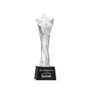 Arlington Star on Small Base Black Crystal Trophy