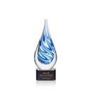 Marlin on Half Round Base - Black