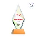 Richmond Full Color on Helton Amber Crystal Trophy