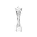 Arlington Star Crystal on Square Base Trophy