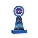 Laidlaw Full Color Blue Towers Crystal Trophy