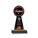 Laidlaw Full Color Black Towers Crystal Trophy