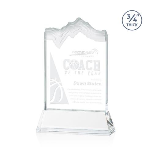 Awards and Plaques - Crystal Trophies - Castellanos on Helton Starfire Peaks Crystal Trophy