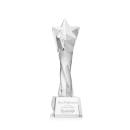 Arlington Star on Small Base Clear Crystal Trophy