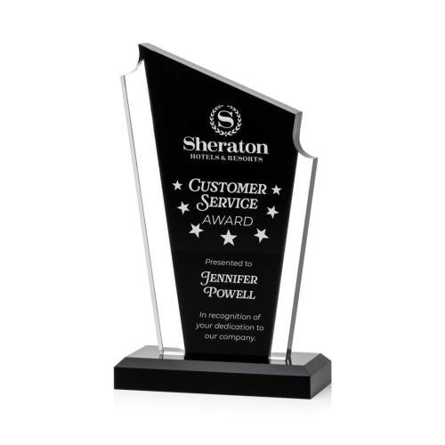 Awards and Plaques - Employee Awards - Villegas Black Peaks Acrylic Trophy