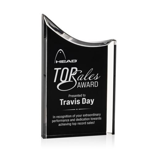 Awards and Plaques - Acrylic Trophies - Tyler Black Peaks Acrylic Trophy