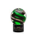 Boykin on Round Base Black Globe Glass Trophy