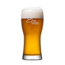 Salzburg Beer Glass - 16.5oz - Deep Etch - Beer Glasses