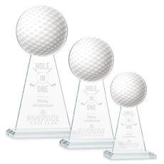 Edenwood Golf Clear Towers Crystal Trophy - Golf Trophies