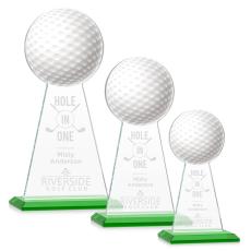 Edenwood Golf Green Towers Crystal Trophy - Golf Trophies