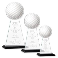 Edenwood Golf Black Towers Crystal Trophy - Golf Trophies