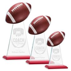 Edenwood Football Red Towers Crystal Trophy - Football Trophies