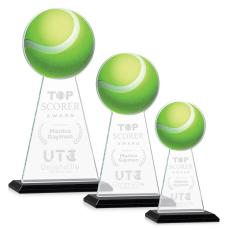 Edenwood Tennis Black Towers Crystal Trophy - Trophies