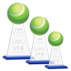 Edenwood Tennis Blue Towers Crystal Trophy - Trophies
