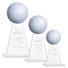 Edenwood Volleyball Fagan Towers Crystal Trophy - Crystal Trophies