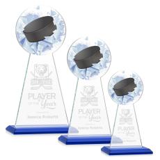 Edenwood Hockey Blue Towers Crystal Trophy - Hockey Trophies