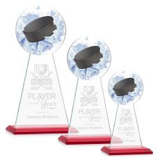 Edenwood Hockey Red Towers Crystal Trophy - Hockey Trophies